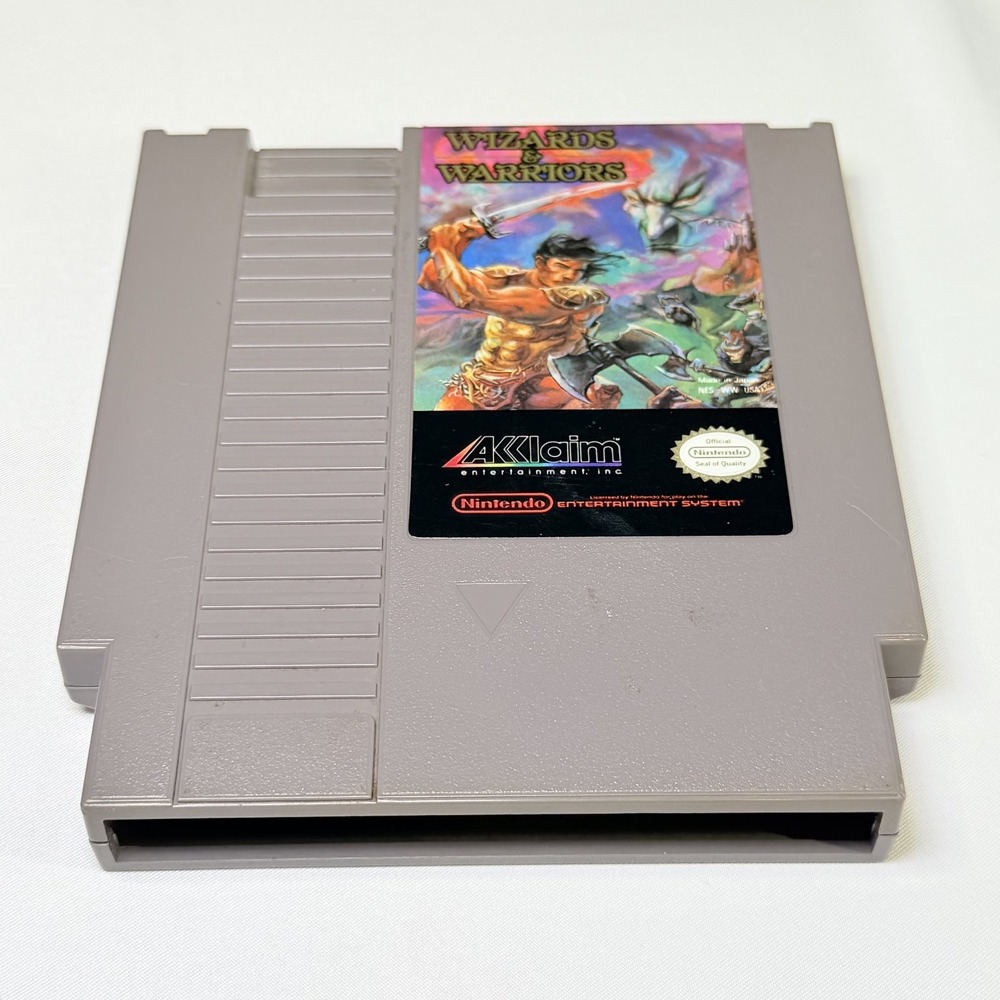 Wizards & Warriors NES Nintendo Entertainment System Video Game Action Adventure